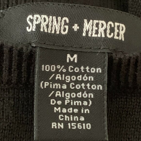 Spring + Mercer Black Sweater Dress - Picture 5 of 5